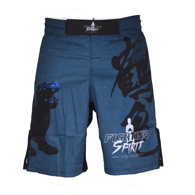 Short de combat homme FIGHTING SPIRIT, élément eau. Short de combat homme FIGHTING SPIRIT, élément eau.
